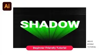How to make a long shadow effect in adobe illustrator CS6 & CC | 2022