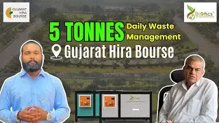 Smart Waste Management at GHB Surat | Biofics | Composting Machine | Gujarat Hira Bourse