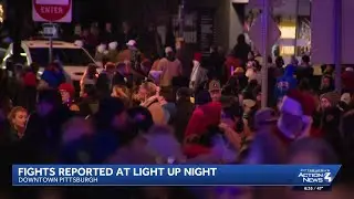 Police: Multiple fights reported during Light Up Night, 1 accused of punching officer