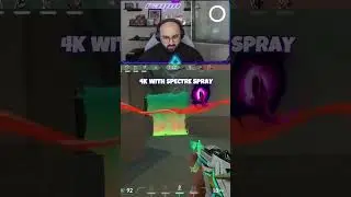 Spectre Spray on Lotus  #valorant #valorantclips #twitch #gaming