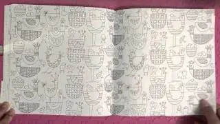 Preview birds & butterflies coloring book, illustrator Alice Chadwick