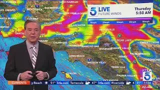 Winds pick up across SoCal as mostly dry weather takes hold