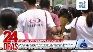 Pulse Asia survey - kalusugan at trabaho, nanguna sa mga personal na inaalala ng mga Pinoy | 24 Oras