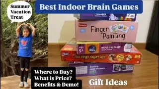 📵 5 Best Indoor Games Summer Vacations for kids | Travel & Budget Friendly | Details covered. Brain