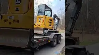 The absolute best way to haul tracked equipment like skidsteers and mini excavators! Tilt Trailer