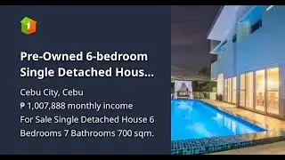 Pre-Owned 6-bedroom Single Detached House For Sale in Alta Vista Pardo, Cebu City