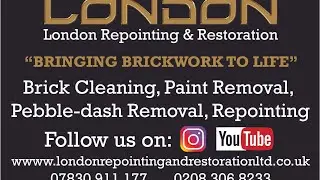 TUCK POINTING & NATURAL STONE RESTORATION PROJECT IN LEYTON.