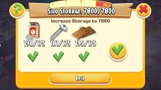 Hay Day | Level 221 | Upgrade Silo | Complete Late Summer Fair Calendar 