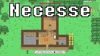 Necesse - Pet Baby Zombie and Boss Fight! (2D Minecraft + Terraria + Zelda)
