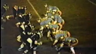 1986 District Playoffs Montoursville Warriors V Towanda Black Knights PIAA High School Football
