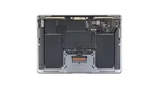 M2 MacBook Air Internals Show a Fanless Design With a Heatsink Covering the SoC, Three-Part Battery