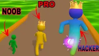 NOOB VS PRO VS HACKER-Giant Rush!