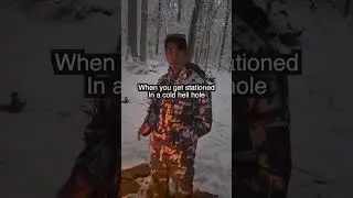 You got stationed in a cold weather hell  #sketch #skit #comedy #veteran #cold #cold