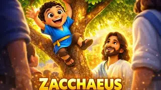 Zacchaeus Climbs the Tree 🌳 | Bible Story for Kids | Jesus Loves Everyone | Christian Kids Animation