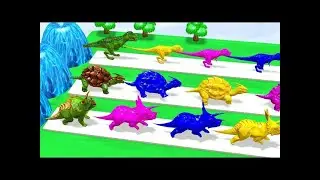animal crossing fountain transformation with cow elephant dinasor gorilla