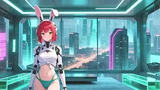 Virtual Bunny 💾 Cyberpunk Music (Synthwave Beats) Neo Noir - Sci-Fi Music