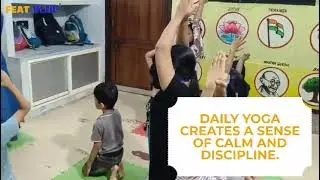 Yoga Day Celebration at Feat Blue | Benefits of Yoga for Children with Autism 🧘&zwj;♀️🌿