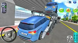New Kia Carnival Car Transport to Parking Garage🚘 3D Driving Class 2026 - Car Game Android Gameplay