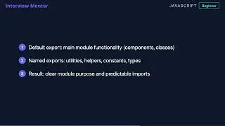 Default vs Named Exports in JavaScript - Import Like a Pro