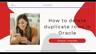 query to delete duplicate rows in oracle