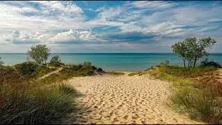 Relaxing Sea Sounds - Background Piano Music for Sleep, insomnia, Meditation [Nature sounds]
