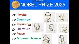 Nobel Prize 2025/Nobel Prize winners 2025/Nobel Prize 2025 current affairs/Master Exam GK