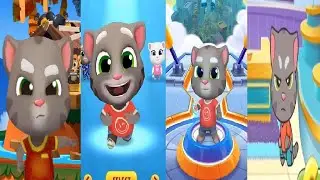 Talking Tom Gold Run VS Tom Hero Dash  TOM SPLASH FORCETOM CANDY RUN NEW UPDATE SUPER Tom New outfit