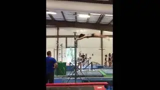 Ana Kenefick- double layout dismount bars