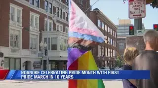 Roanoke celebrates Pride month with first Pride march in 10 years