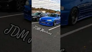 JDM Car Show Entry! - R34 Skyline, MKIV Supra & more #shorts #jdm #turbo #supra #cars