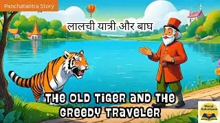 The Old Tiger and the Greedy Traveler |  लची यात्री और बाघ  | Hindi Moral Story