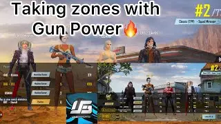 Taking Zones with Gun Power | Missed Double Chicken | ZEE | Pubg Mobile