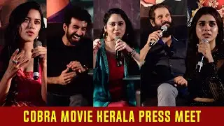 Cobra Movie Kerala Press Meet Full Video | Chiyaan Vikram | Miya | Roshan Mathew
