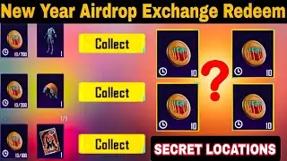 🤷 coin Kahan milega New Year Airdrop Exchange Redeem 2026 bgmi pubg #Newyear #event #alfaizyt