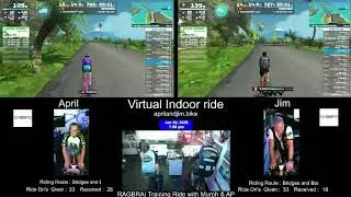 Zwift - RAGBRAI Training ride with Murph & AP