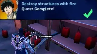 Destroy Structures With Fire (best location) Fortnite