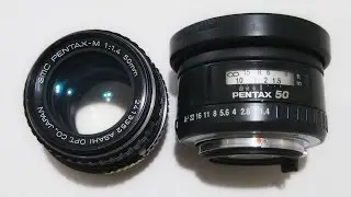 Pentax 50mm f1 4 M vs FA comparison