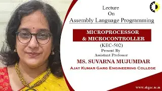 ''Assembly Language Programming'' Microprocessor & Microcontroller By Ms  Suvarna Mujumdar, AKGEC