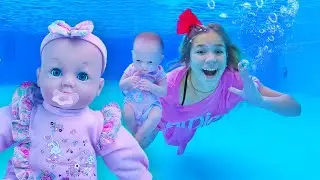 Maggie&rsquo;s Doll Goes Swimming! Kids Summer Fun