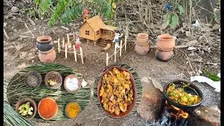 Mixed Veg Curry With Mango | Miniature cooking farm