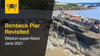 Birnbeck Pier Revisited - June 21, Weston-super-Mare - Drone 4k