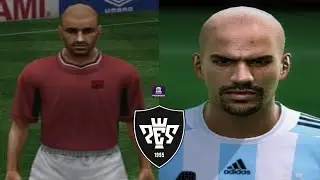 VER&Oacute;N 🇦🇷 - Face Evolution - PES (1) to PES 2017