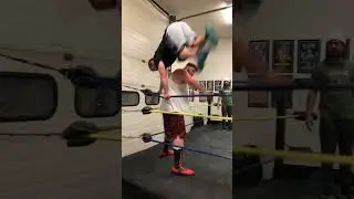 Pro Wrestling Bandera Practice w/ Jason Maverick #Bandera #Shorts #ProWrestling #Training