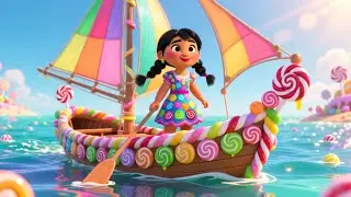 Ting Ting Candy Boat 🍭⛵✨ Sweet Learning Adventure | Fun Kids Song | Nursery Rhyme for Toddlers