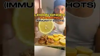 Инъекции для иммунитета с лимоном, имбирем и куркумой