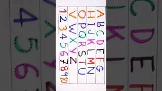 Learn Alphabet &123 Numbers Counting for Kids #Shors #Viral #ABCD #NumbersLearning #alphabetsatoz