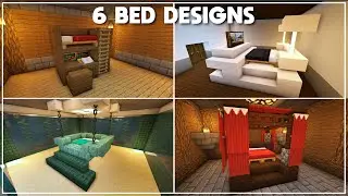 Minecraft: 6 уникальных дизайнов кроватей [Урок] 2020