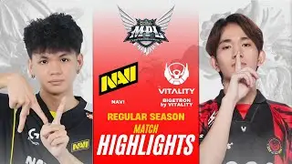 [HIGHLIGHTS] NAVI vs BIGETRON VITALITY REGULAR SEASON | MPL ID S16 NAVI vs BTR