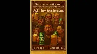 the is a video that scuzzo D clown and AI produced for the Gentlemen of The Greenway Cycling club.