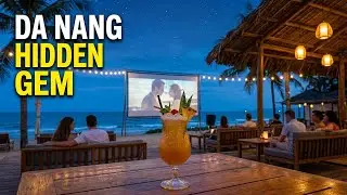 Da Nang's Hidden Gem Beach Bar with Cocktails and Cinema EXPOSED!